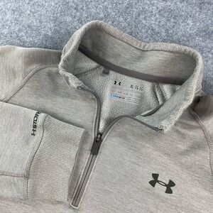 Under Armour ColdGear Storm Mens Performance Pullover XL Heather Tan/Beige Golf